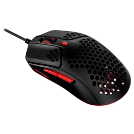 HP HYPERX vezetékes gaming egér Pulsefire Haste- fekete/piros