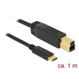 DELOCK kábel USB 3.1 Gen 2 Type-C &gt; Type-B 1m