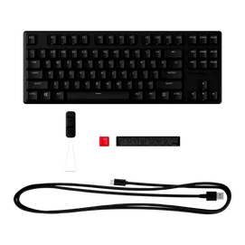 HP HYPERX vezetékes mechanikus gaming billentyűzet Alloy Origins Core PBT piros switch - brit lokalizáció