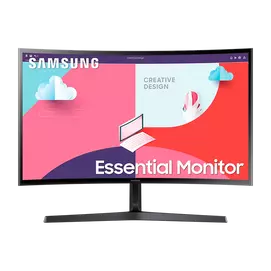 SAMSUNG Ívelt VA monitor 27" S36C, 1920x1080, 16:9, 250cd/m2, 4ms, HDMI/VGA