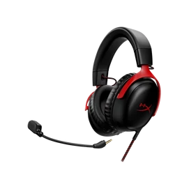 HP HYPERX vezetékes gaming fejhallgató Cloud III - fekete/piros
