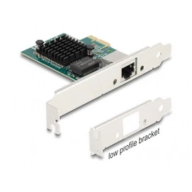 DELOCK PCI-E x1 Bővítőkártya &gt; 1x RJ45 Gigabit LAN BCM