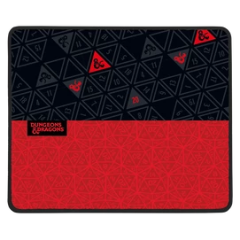 KONIX - DUNGEONS &amp; DRAGONS Gaming Egérpad 49x49x270mm, Fekete-Piros