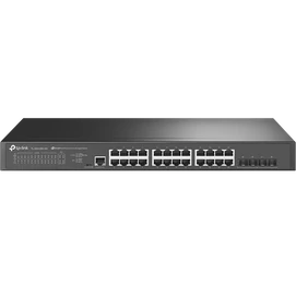 TP-LINK Switch 24x2.5Gbps + 4x10G SFP+ + 1xkonzol port Menedzselhető Rackes, SG3428X-M2