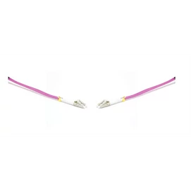 LINKEASY Duplex patch kábel  4 x LC/UPC csatlakozóval, 3mm duplex core 50/125 OM4 LSZH, 15 m