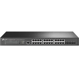 TP-LINK Switch 24x2.5Gbps + 4x10GE SFP+ Layer2 Menedzselhető Rackes, SG3428XPP-M2