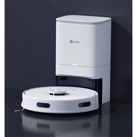 EZVIZ RE4 Plus Smart robotporszívó dokkolóval felmosó funkcióval, 45W 4000Pa, üzemidő 240 perc háziállat szőreltávolítás