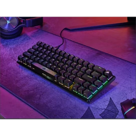 CORSAIR Vezetékes Billentyűzet Gaming, K65 PRO MINI RGB 65%, Optical-Mechanical, US, szürke