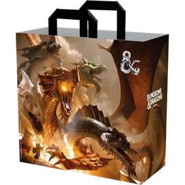 KONIX - DUNGEONS &amp; DRAGONS &quot;Flying Dragon&quot; Bevásárló táska, Mintás