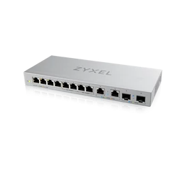 ZYXEL Switch 8x1000Mbps + 2x2500Mbps + 2xSFP+ Nem Menedzselhető, XGS1010-12-ZZ0102F