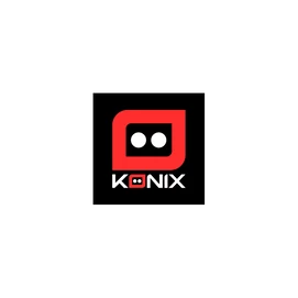 KONIX - MYTHICS Nintendo Switch/PC Vezetékes kontroller, Fekete