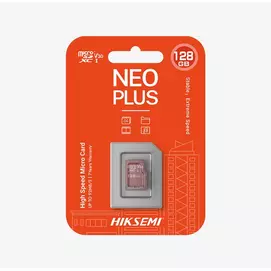 HIKSEMI Memóriakártya MicroSDXC 128GB Neo Plus CL10 95R/50W V30 (HIKVISION)