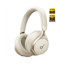 ANKER Vezeték Nélküli Fejhallgató, Soundcore Space One, Aktív Zajszűrő, latte cream - A3035G21