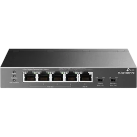 TP-LINK Switch 5x1000Mbps(1xPOE++/4xPOE+) Fémházas, TL-SG1005P-PD