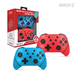 ARMOR3 NUCHAMP Nintendo Switch Kiegészítő Vezeték nélküli kontroller, Kék &amp; Piros (2-PACK)