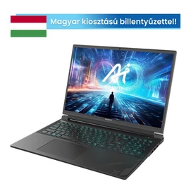 GIGABYTE G6X 9MG 16&quot; WUXGA (165Hz), Intel Core i7-13650HX (14C/4.9Ghz), 16GB, 1TB SSD, RTX 4050, Magyar billentyű