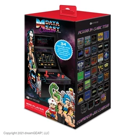 MY ARCADE Játékkonzol Data East Classics 34in1 Mini Player Retro Arcade 10&quot; Hordozható, DGUNL-3200