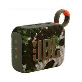 JBL Go 4 hordozható, vízálló, bluetooth hangszóró, vízálló, porálló, IP67, 7 óra üzemidő, terepmintás