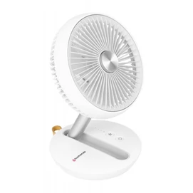 HUMANAS CoolAir F01 vezeték nélküli ventilátor, 15 órás működési idő, 180° dőlésszög, USB-C, 4 teljesítmény fokozat