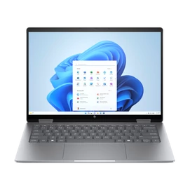HP Envy x360 14-fc0001nh 14&quot; 3K 2880x1800 OLED 120Hz 400cd Touch, Core Ultra5-125U 1.3GHz, 16GB, 1TB SSD, Win 11, ezüst