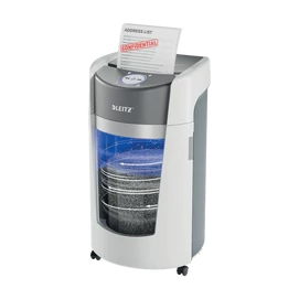 LEITZ IQ OptiMax Office P5 iratmegsemmisítő, 35L, fehér