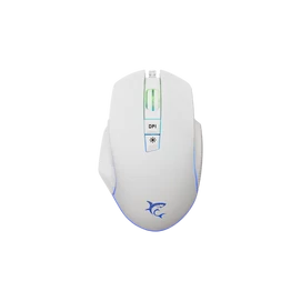 WHITE SHARK WS GM-5009W GARETH-W gamer egér, vezetékes, fehér, 6400 Dpi, 7D, RG