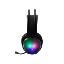 WHITE SHARK PEACOCK-B, GH-2444B, gamer fejhallgató, RGB, fekete, (3.5 Jack+USB)