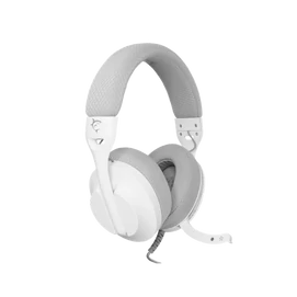 WHITE SHARK PARROT-W/G, GH-2440W/G, gamer fejhallgató, fehér/szürke