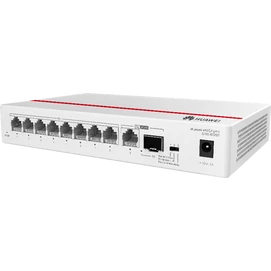 Huawei eKit Switch 8x1000Mbps + 1x1000Mbps + 1x1000Mbps SFP, Nem menedzselhető, Asztali, fanless - S110-8T2ST