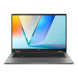 ASUS CONS NB Vivobook Flip TP3407SA-QL003W 14&quot; WUXGA OLED Touch, Ultra 5 226V, 16GB, 512GB M.2, INT, WIN11H, Szürke