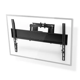 Nedis TVWM3551BK szabadon mozgatható fali LCD TV / monitor tartókonzol (37&quot;-80&quot;)