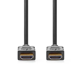 Nedis CVGL34060BK200 ultra HD HDMI kábel, HDMI dugó - dugó, 4K@60Hz, ARC, 18 Gbps, aranyozott csatlakozók, hossz 20m