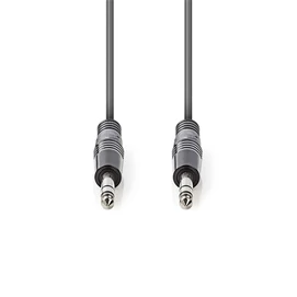 Nedis COTH23020GY50 félprofi audio kábel, 2 x 6,35mm sztereo jack dugó, hossz 5m, rugalmas