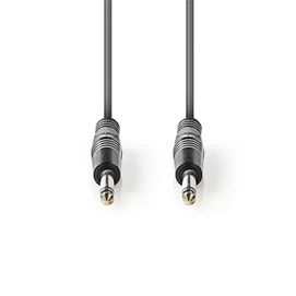 Nedis COTH23000GY15 félprofi audio kábel, 2 x 6,35mm mono jack dugó, hossz 1.5m, rugalmas