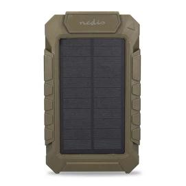 Nedis WCPBK80GN 8000mAh külső akku (powerbank) beépített napelem panellal, ideális vadkamerákhoz, 5V, 6V, 12V, IPX56