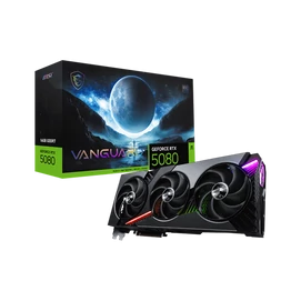 MSI Videokártya PCI-Ex16x nVIDIA RTX 5080 VANGUARD SOC 16GB DDR7