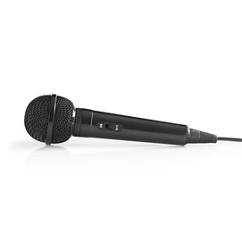 NEDIS MPWD01BK vezetékes mikrofon, Kardioid  Rögzített kábel  5,00 m  80 Hz - 12 kHz  600 Ohm  -75 dB | Be/Ki kapcs