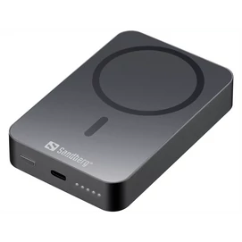 SANDBERG Hordozható akkumulátor, Mag Wireless Powerbank 10000 ALU