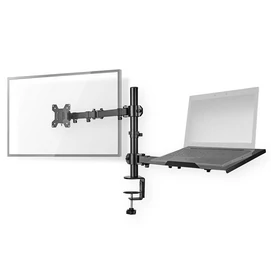 Nedis MMSISNB110BK asztali monitor tartó konzol és laptop állvány | 15-32&quot; | 75x75 / 100x100