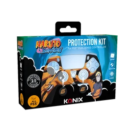 KONIX - NARUTO PS5 Dualsense kontroller Védőkészlet, Fekete