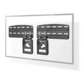 Nedis TVWM5065BK LCD TV / monitor fali tartó konzol, 43-85&quot; Max. teherbírás: 60 kg, faltáv:7,5mm
