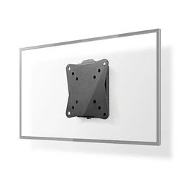 Nedis TVWM1010BK LCD TV / monitor fali tartó konzol, 13-27&quot;,  max. teherbírás 30 kg, faltáv:20mm, acél