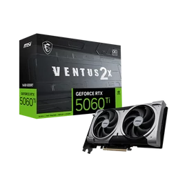 MSI Videokártya PCI-Ex16x nVIDIA RTX 5060 Ti VENTUS 2X PLUS 16GB DDR7 OC
