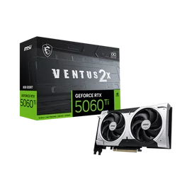 MSI Videokártya PCI-Ex16x nVIDIA RTX 5060 Ti VENTUS 2X PLUS 8GB DDR7 OC
