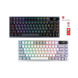 ASUS Vezetékes / Vezeték Nélküli Billentyűzet ROG AZOTH USB, Fekete, Mechanikus