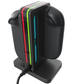 HYPERKIN Power Spire Nintendo Switch 2 Joy-Con Töltőállvány, Fekete