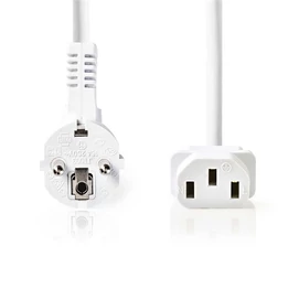 Nedis CEGL10000WT20 táp kábel IEC-320-C13, 3 x 0.75 mm˛ hossz 2m, fehér