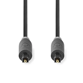 Nedis CABW25000AT10 optikai audió kábel, TosLink dugó, hossz: 1m