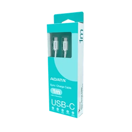 ADATA kábel USB 3.2 - USB TypeC - TypeC 1m műanyag fehér