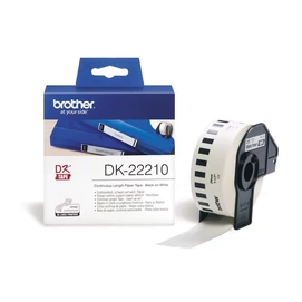 Brother DK-22210 29 mm x 30,48 m öntapadós papírszalag tekercsben